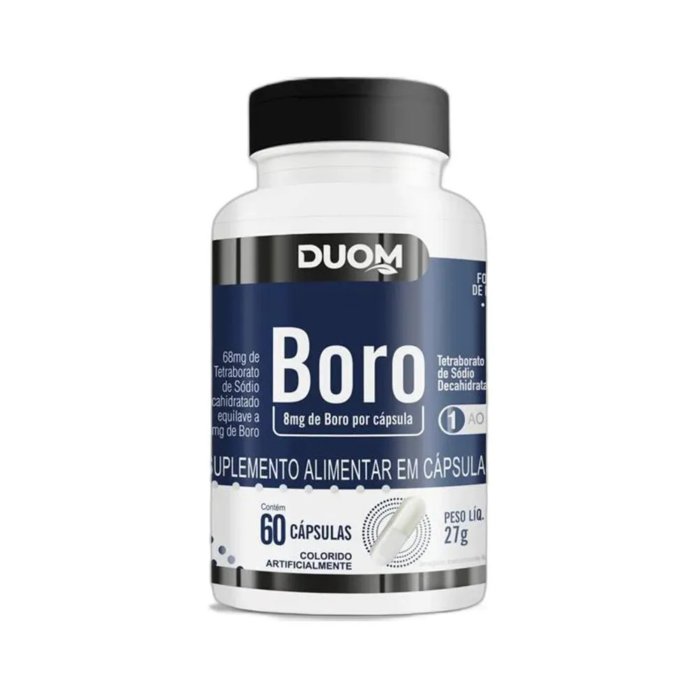 SUPLEMENTO ALIMENTAR BORO 60 CPS - DUOM