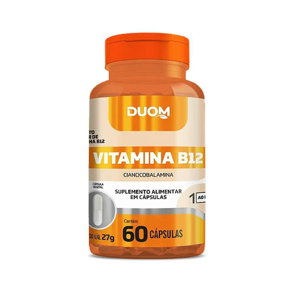 SUPLEMENTO ALIMENTAR CIANOCOBALAMINA B12 60 CPS DUOM