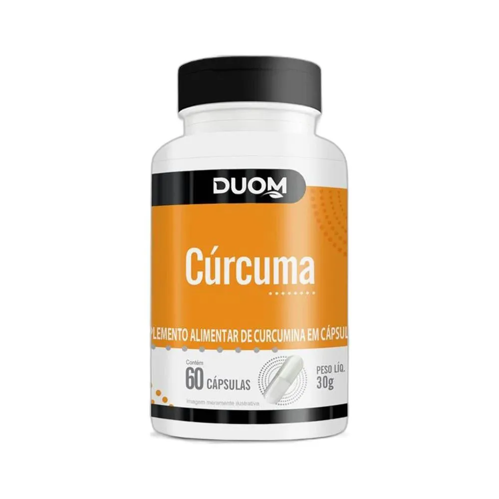 SUPLEMENTO ALIMENTAR CúRCUMA 60 CPS - DUOM