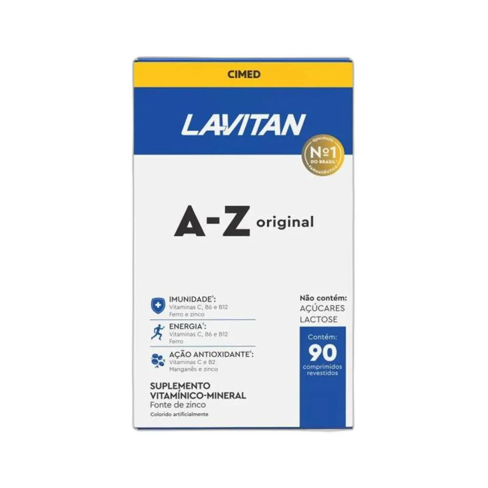 SUPLEMENTO ALIMENTAR LAVITAN A-Z ORIGINAL 90 CPR - CIMED