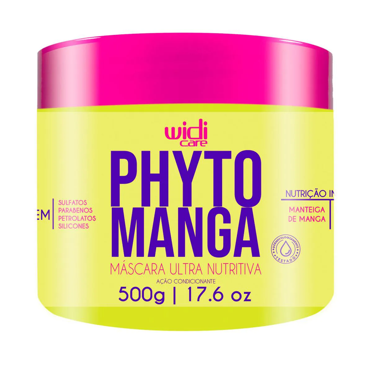 MáSCARA NUTRIçãO PHYTOMANGA CONDICIONANTE WIDI CARE 500G