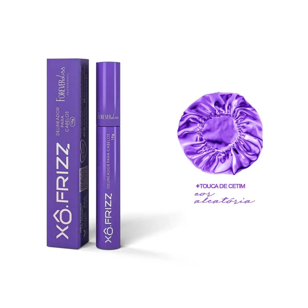 RíMEL ALINHADOR ANTIFRIZZ CABELO FOREVER LISS Xô FRIZZ+TOUCA