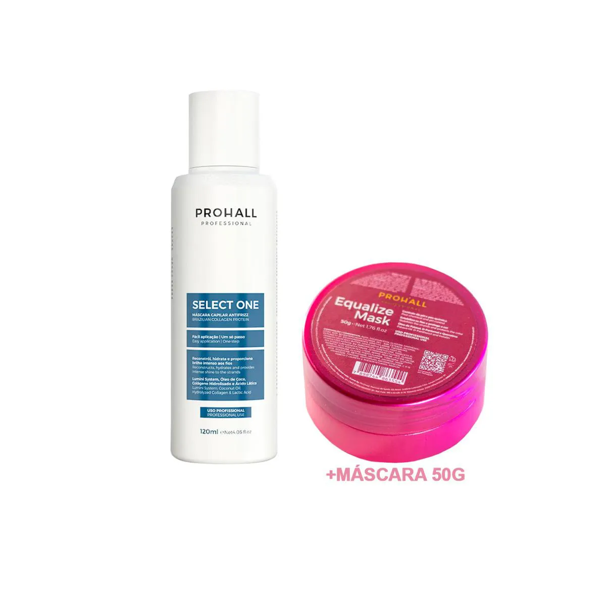 SELECT ONE PROHALL 120ML +MáSCARA EQUALIZE 50G