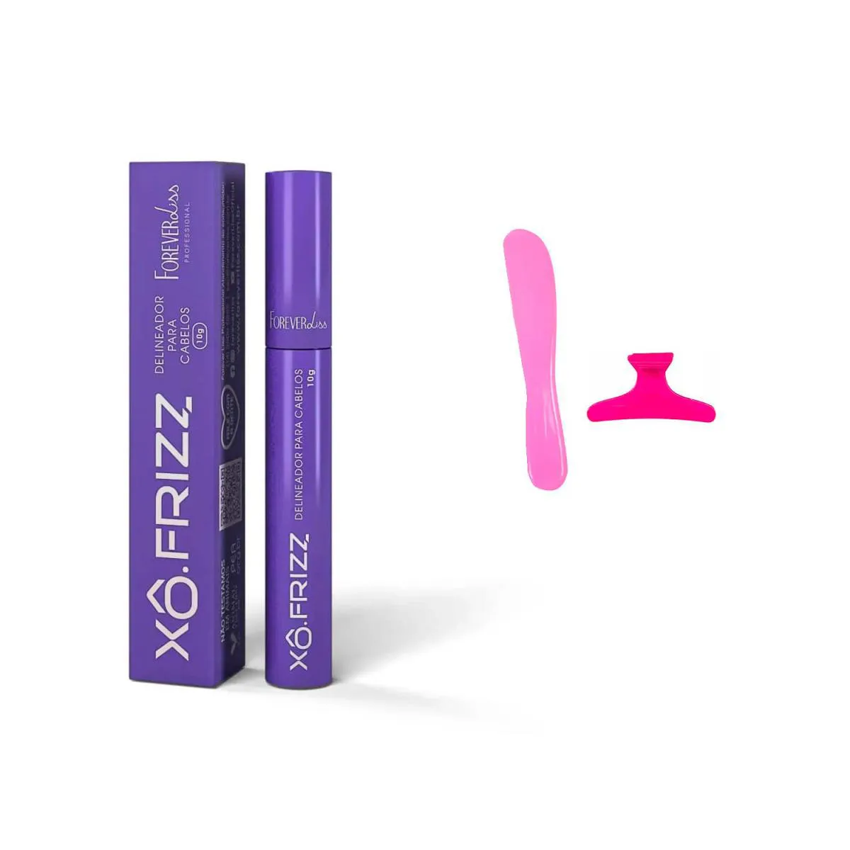 Xô FRIZZ ANTIFRIZZ DO CABELO FOREVER LISS +ESPáTULA/PRESILHA