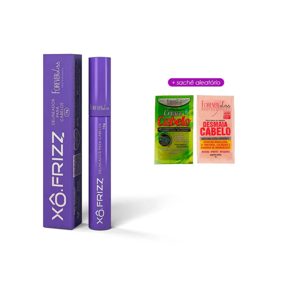 Xô FRIZZ CABELOS SEM FRIZZ E HIDRATA FOREVER LISS + SACHê