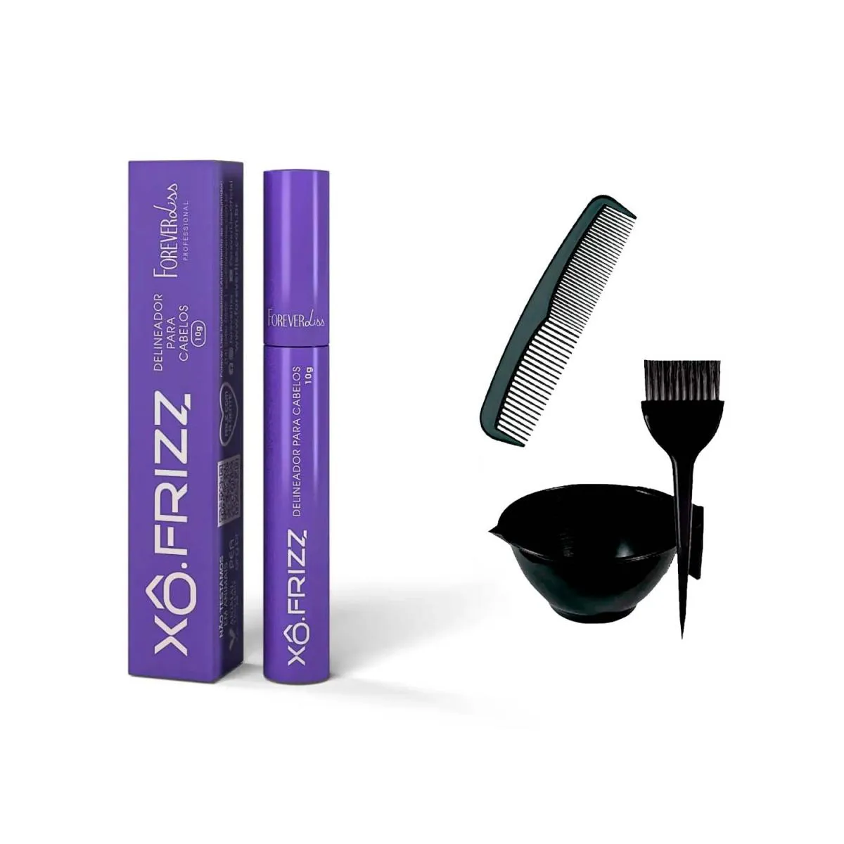 Xô FRIZZ CAPILAR ORIGINAL COM NF FOREVER LISS +CUMBUCA/PENTE