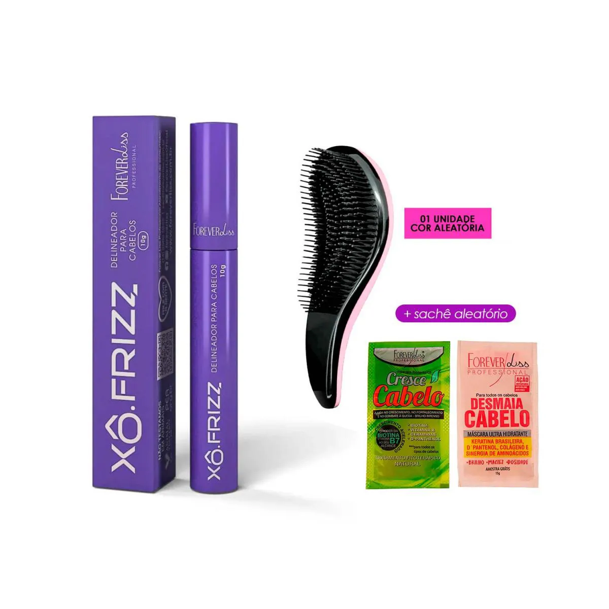Xô FRIZZ ELIMINA FRIZZ TRAZ BRILHO FOREVER LISS+ESCOVA/SACHê