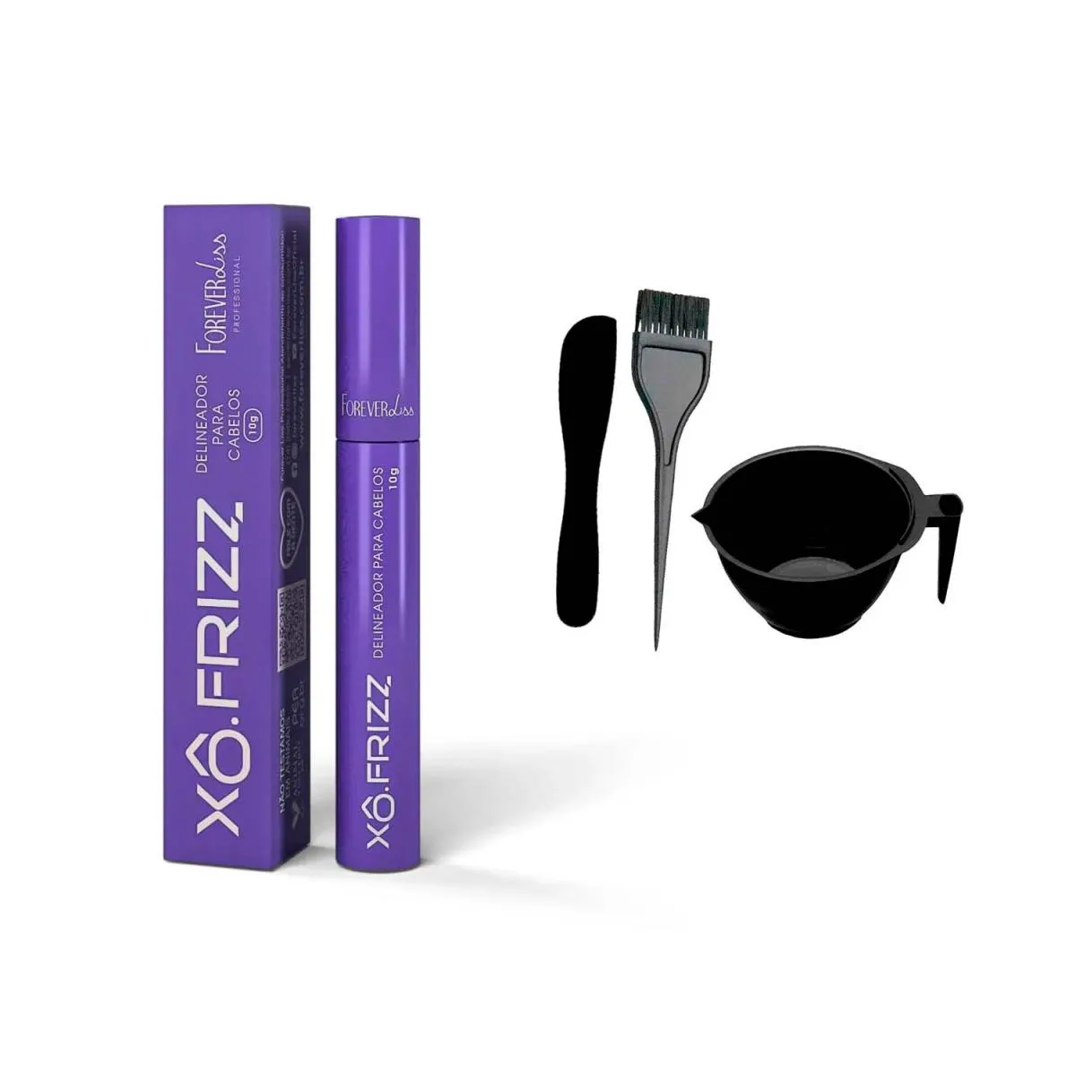 Xô FRIZZ REDUZ FIOS ARREPIADOS FOREVER LISS+CUMBUCA ESPáTULA