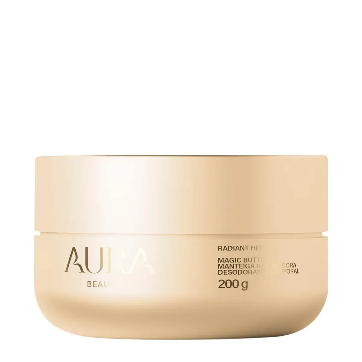 AURA BEAUTY MAGIC BUTTER RADIANT HERA - MANTEIGA ILUMINADORA CORPORAL 200G