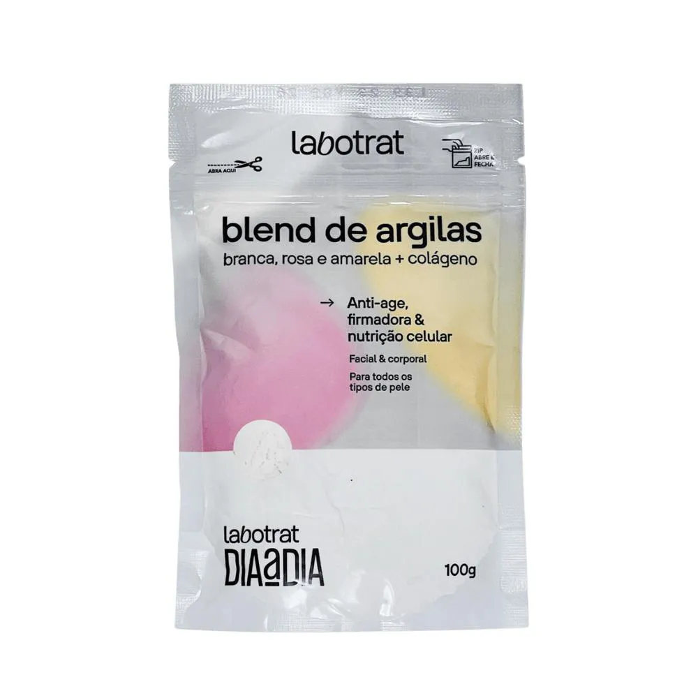 BLEND DE ARGILAS LABOTRAT COLáGENO FACIAL E CORPORAL 100G