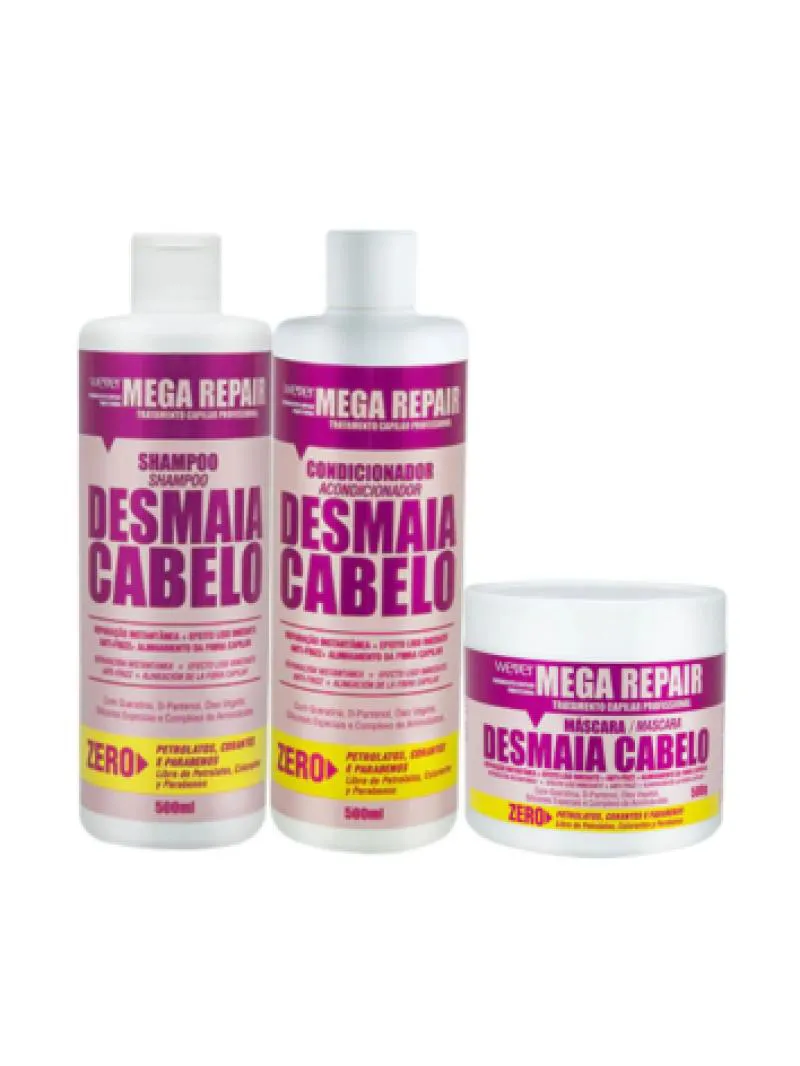 KIT IDEAL PARA O FRIZZ DESMAIA CABELO – WEVER