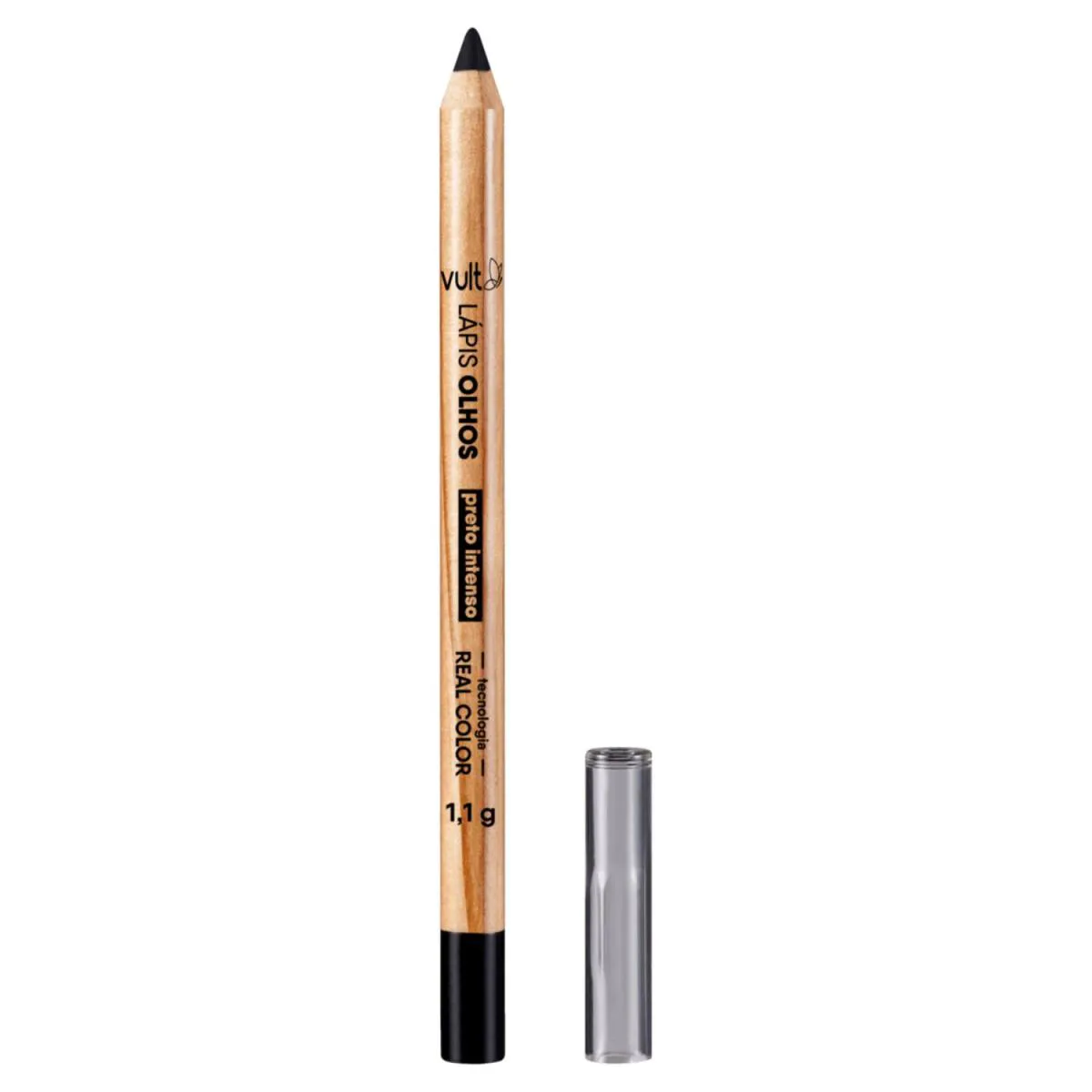 LAPIS DE OLHOS REAL COLOR PRETO INTENSO 1,1G - VULT