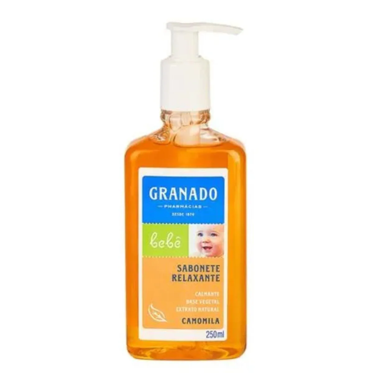 SABONETE DE GLICERINA BEBE CAMOMILA 250ML - GRANADO