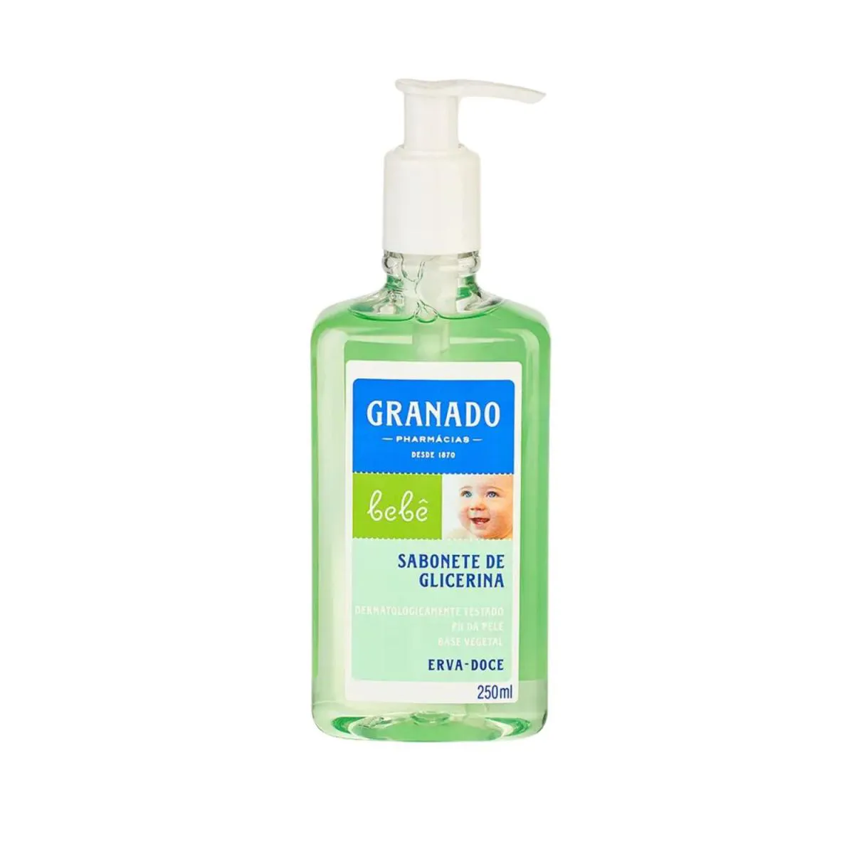 SABONETE LíQUIDO GLICERINA GRANADO BEBê ERVA-DOCE - 250ML