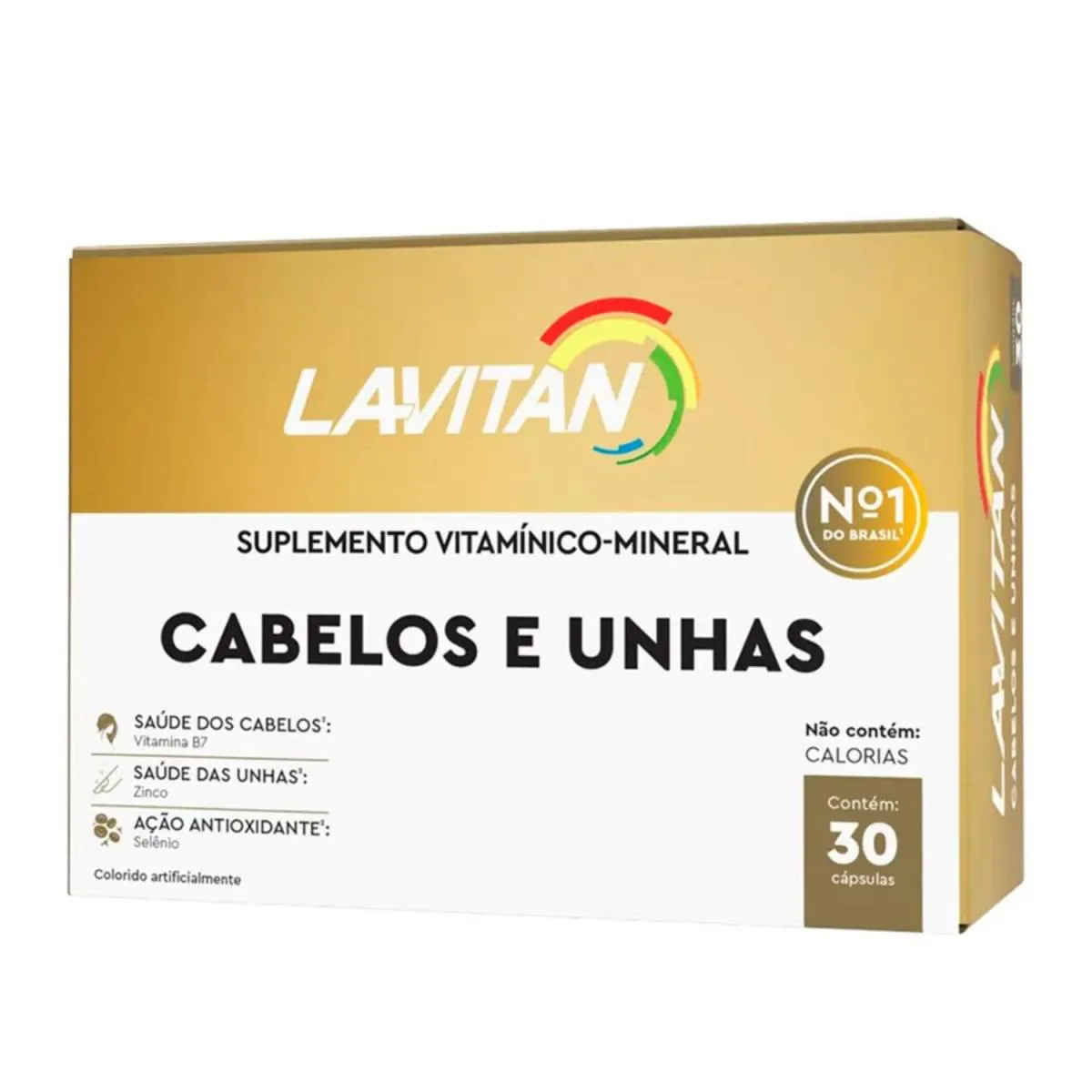 SUPLEMENTO CABELOS E UNHAS COM 30 -  LAVITAN