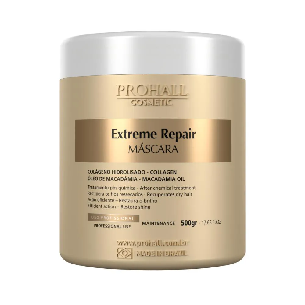 PROHALL EXTREME REPAIR MÁSCARA ULTRA NUTRITIVA 500G
