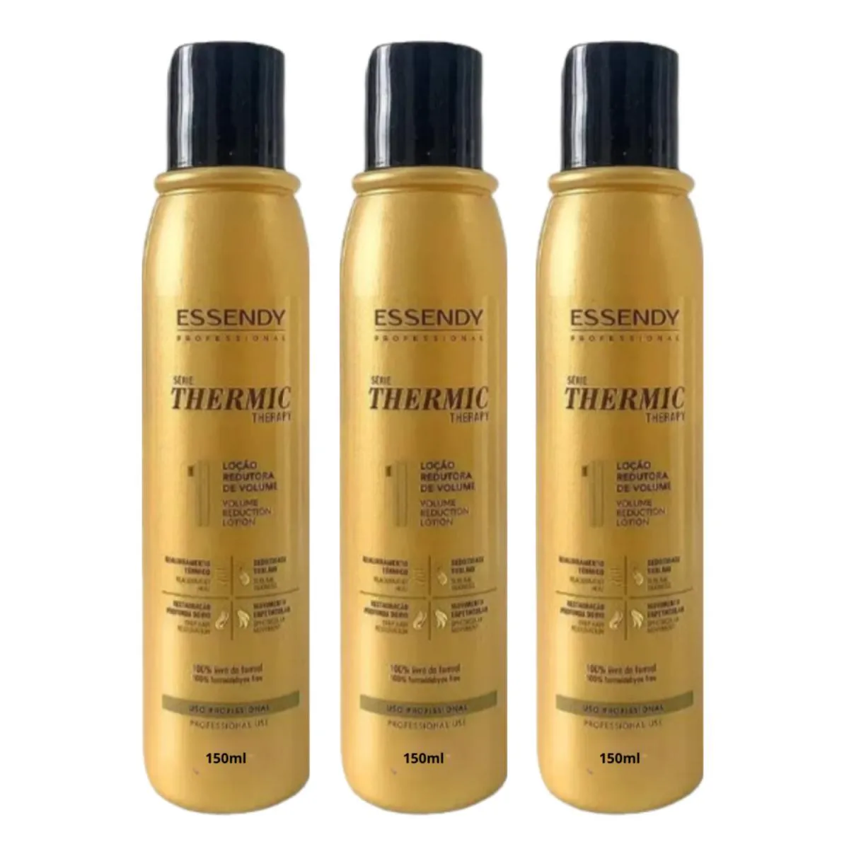 KIT 3 ESSENDY THERMIC THERAPY LOÇÃO REDUTORA DE VOLUME 150ML