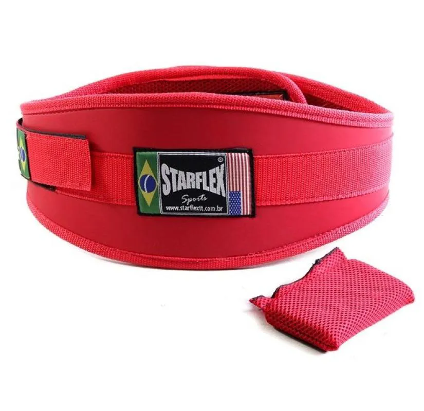 CINTURãO DE EXERCíCIOS VERMELHO - TAMANHO: P