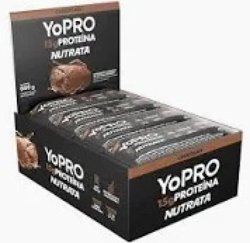 YOPRO BARRA (12 UNIDADES DE 55G) - SABOR: CHOCOLATE