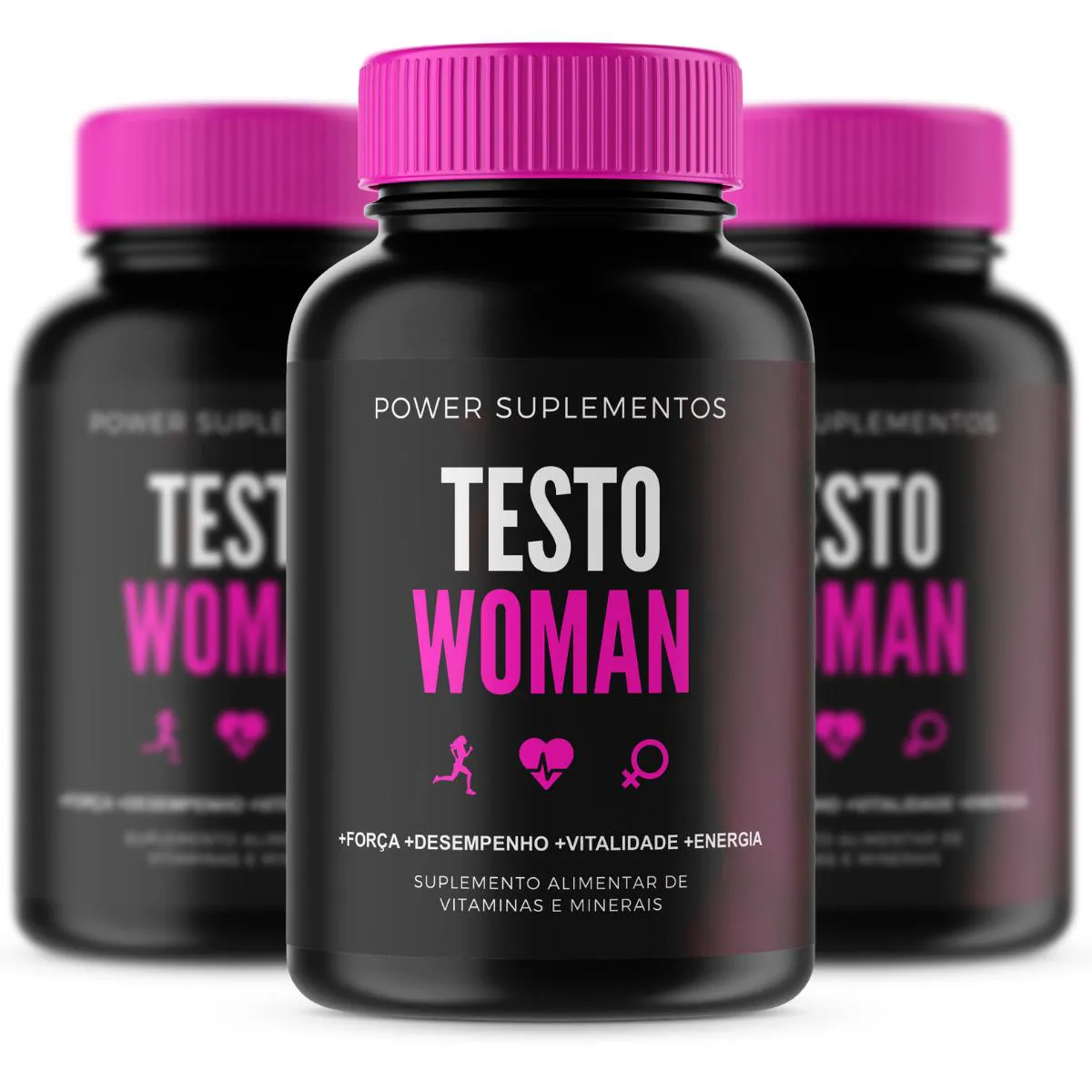 3X TESTO WOMAN MULTIVITAMíNICO 180 CAPS Neutro