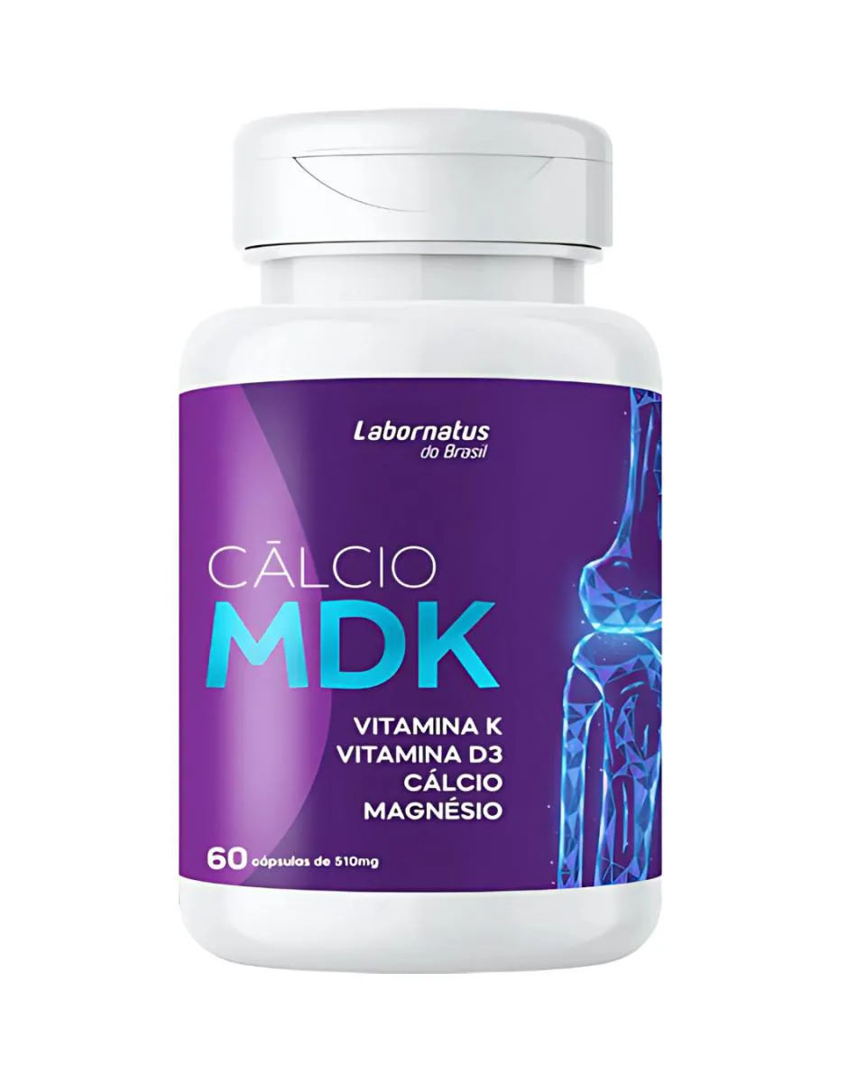 CáLCIO MDK 60 CáPSULAS 510MG LABORNATUS
