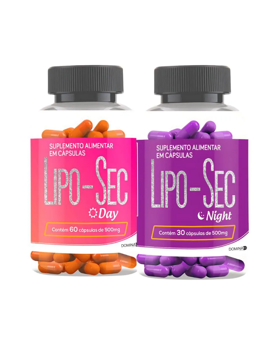 LIPO SEC DAY&NIGHT 500MG C/60 CáPSULAS DOMINA FARMA
