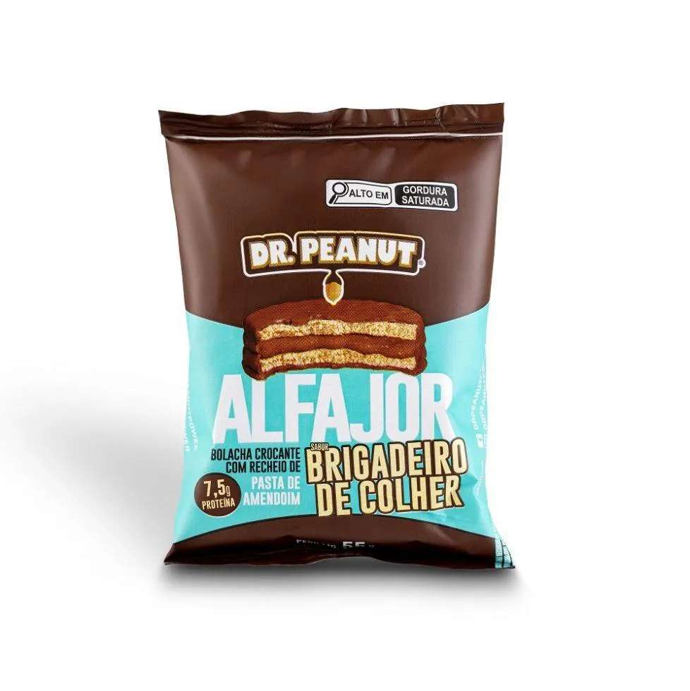 ALFAJOR DR. PEANUT (55G) - SABOR: BRIGADEIRO DE COLHER
