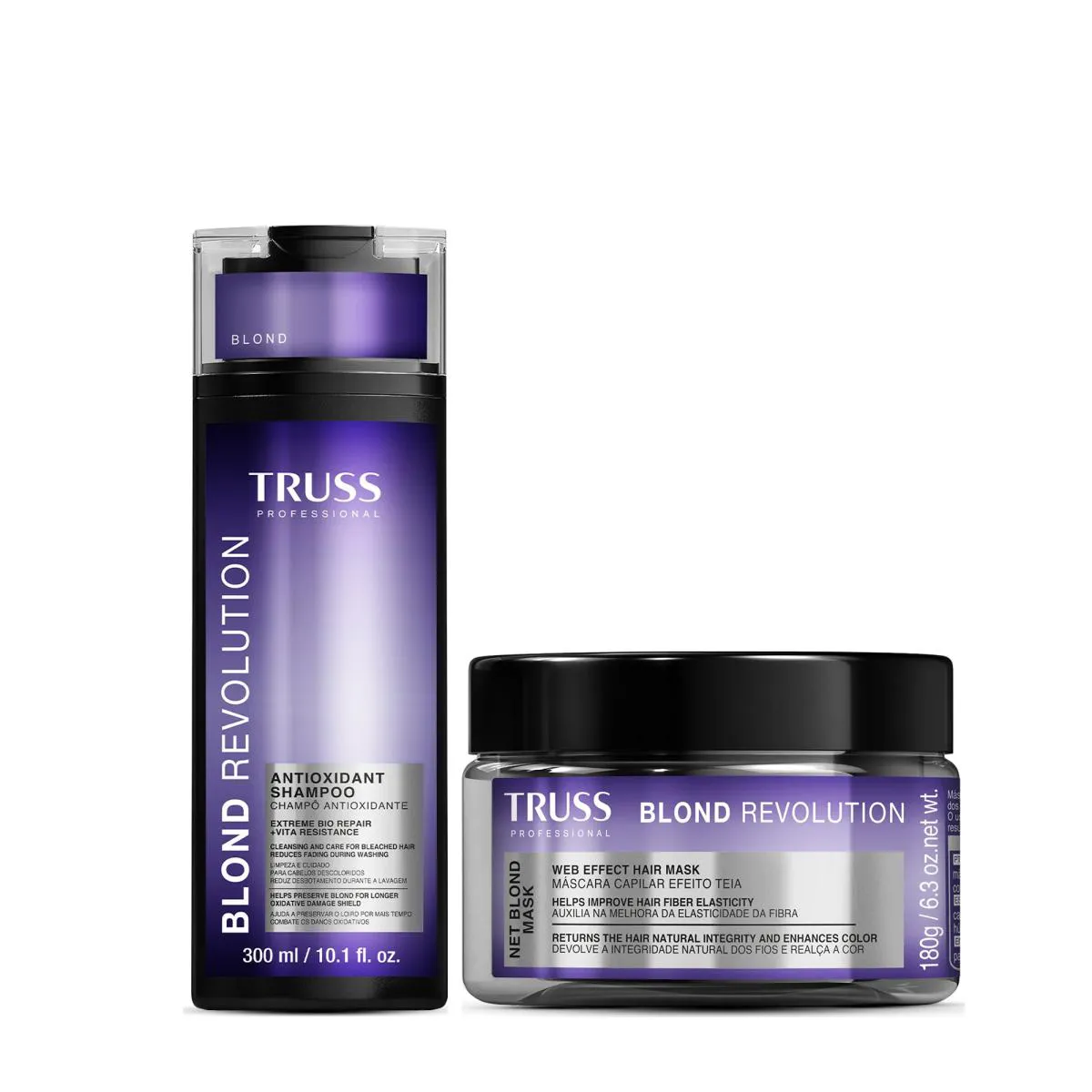 TRUSS BLOND REVOLUTION KIT SHAMPOO E MáSCARA