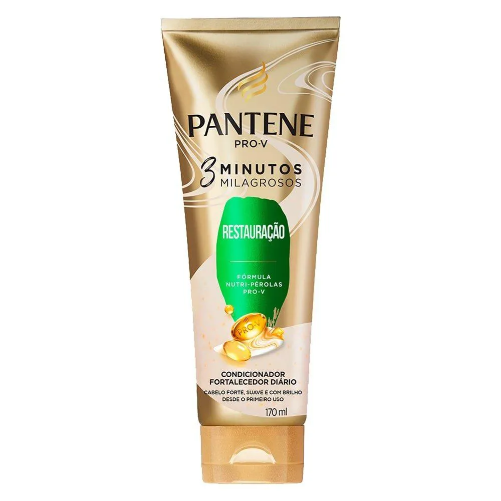 CONDICIONADOR PANTENE 3 MINUTOS MILAGROSOS RESTAURAçãO 170ML