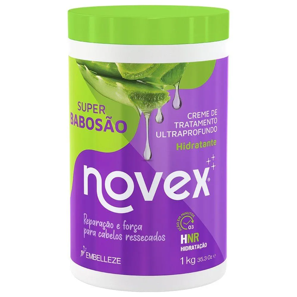 CREME DE TRATAMENTO NOVEX SUPER BABOSãO 1KG