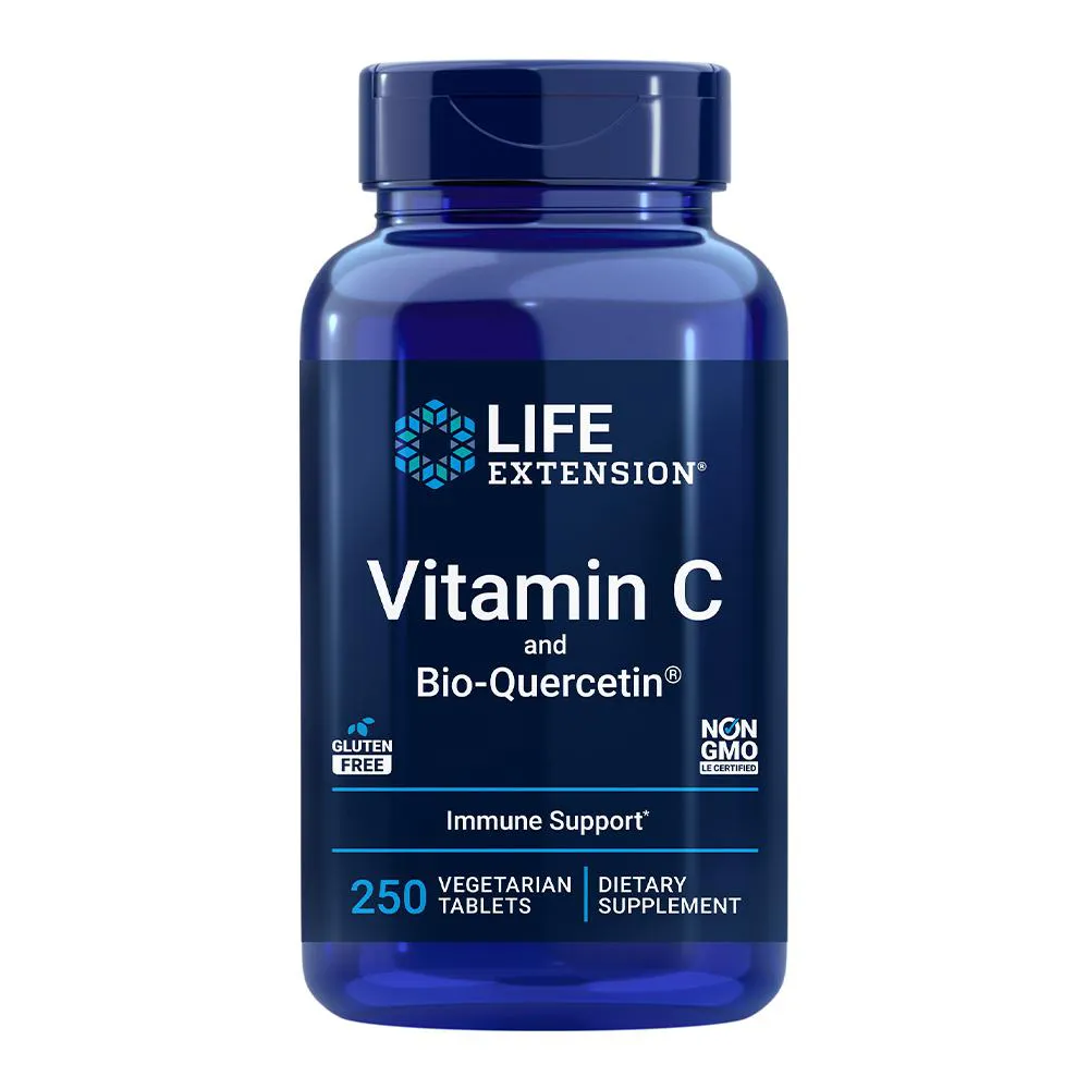 VITAMINA C BIO-Q.UERCETIN LIFE EXTENSION 250CAP IMPORTADO
