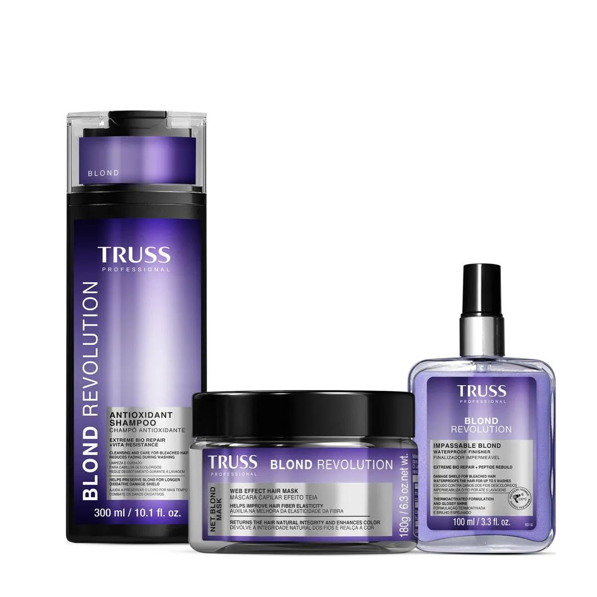 TRUSS BLOND REVOLUTION KIT TRIO (3 PRODUTOS)
