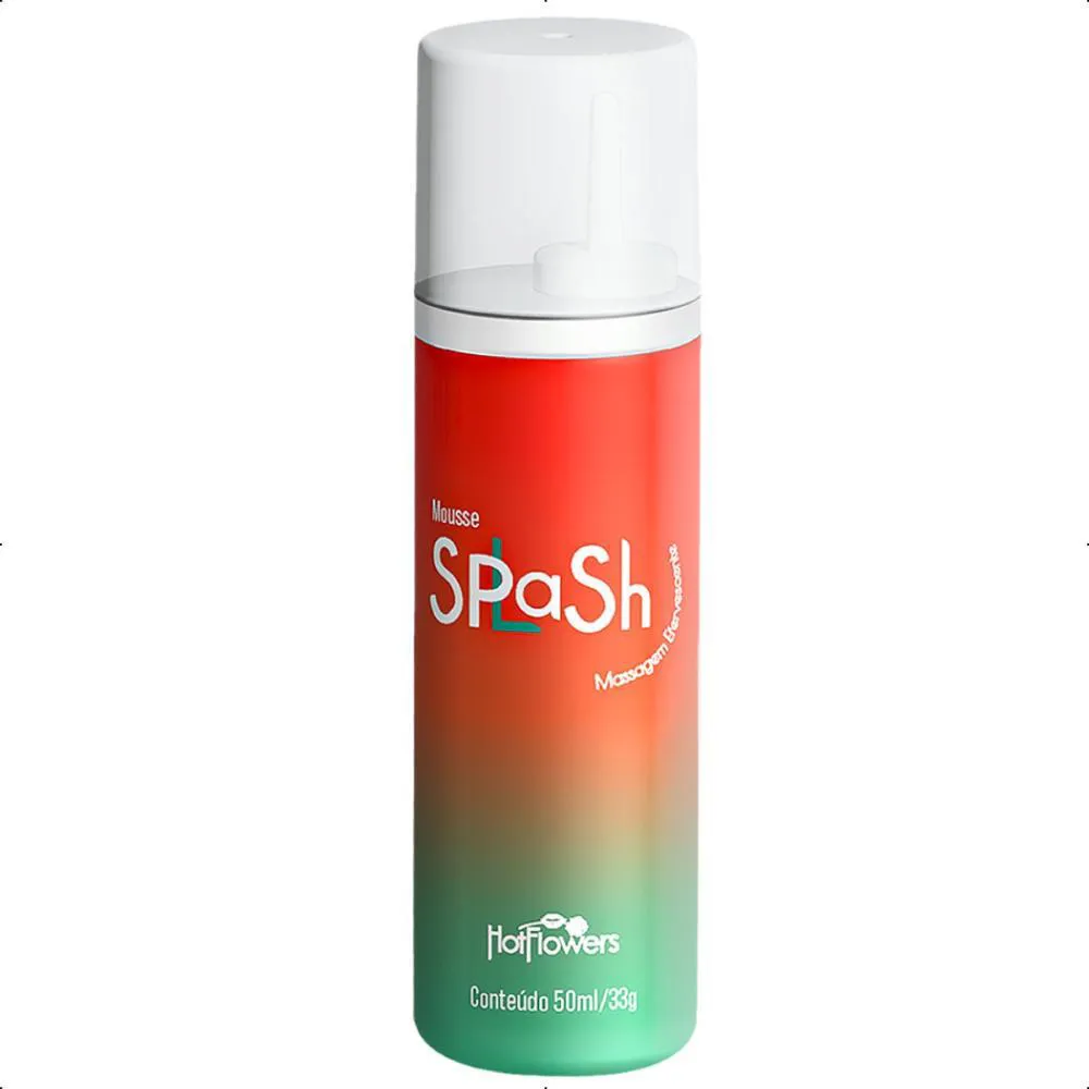 SPLASH MOUSSE EFERVESCENTE PARA MASSAGEM HOT FLOWERS 50ML