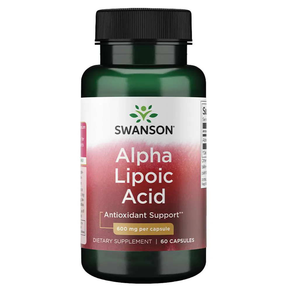 ÁCIDO ALFA LIPóICO ALA 600MG SWANSON 60 CáPS IMPORTADOALFA LIPóICO ALA 600MG SWANSON 60 CáPS IMPORTADO