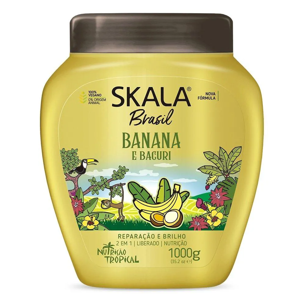 CREME DE TRATAMENTO SKALA BANANA E BACURI 1 KG