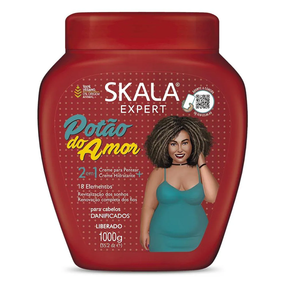 CREME DE TRATAMENTO SKALA POTãO DO AMOR 1KG