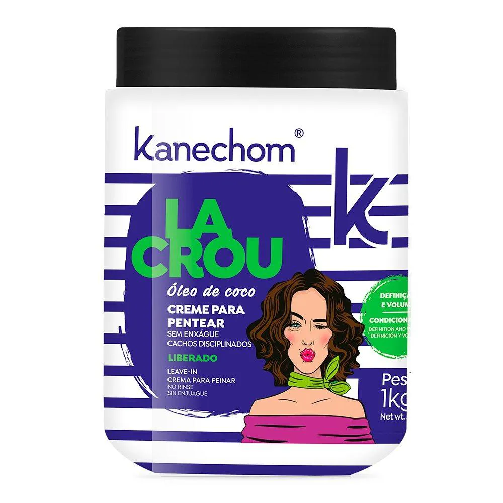 CREME PARA PENTEAR KANECHOM LACROU ÓLEO DE COCO 1KG