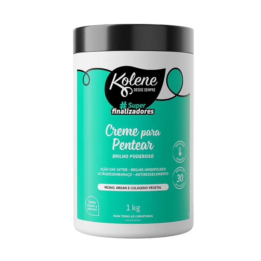 CREME PARA PENTEAR KOLENE SUPER FINALIZADORES BRILHO PODEROSO 1KG