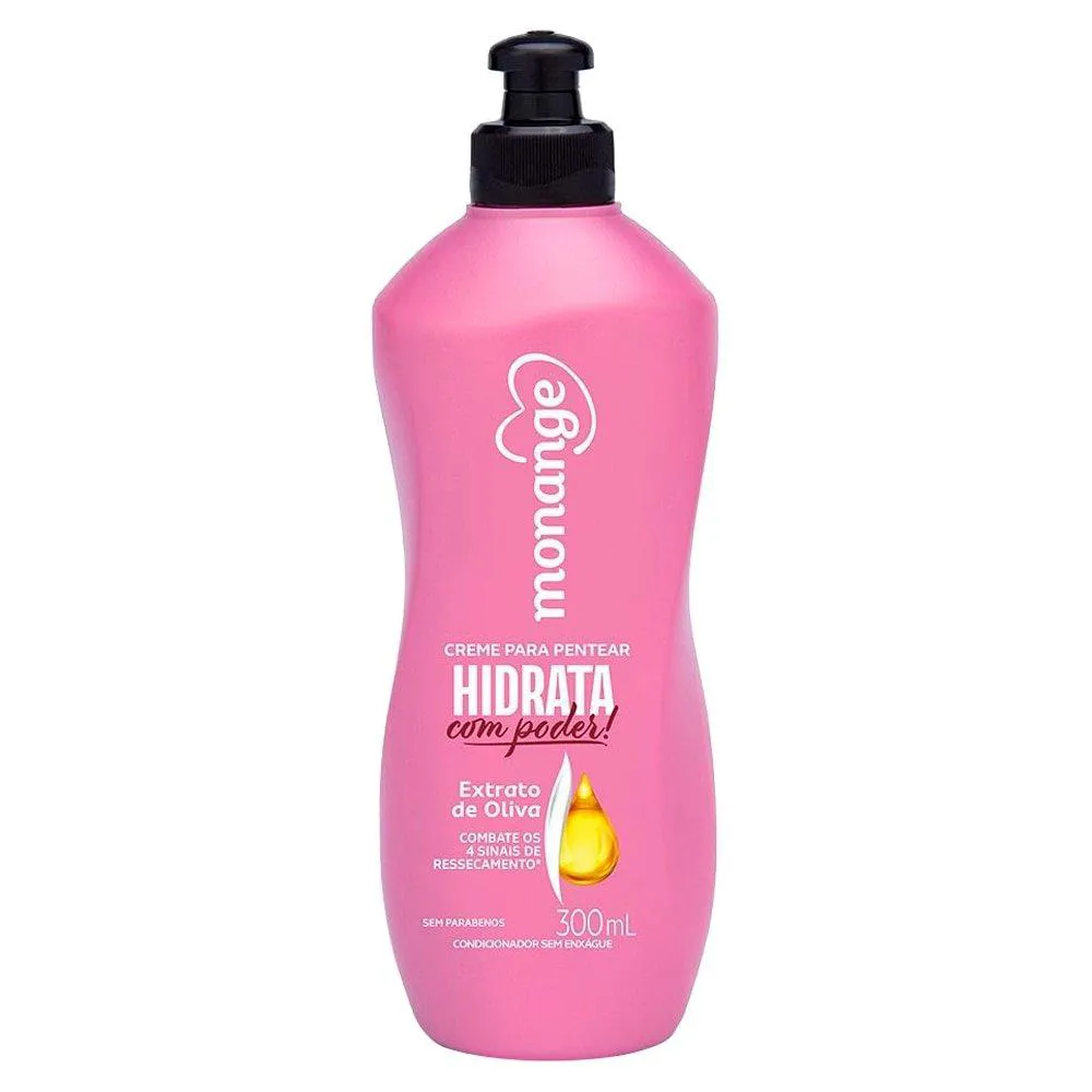 CREME PARA PENTEAR MONANGE HIDRATA COM PODER 300ML