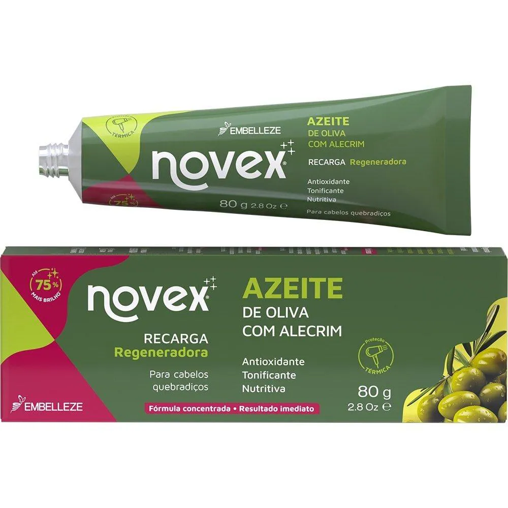 CREME TRATAMENTO NOVEX RECARGA AZEITE DE OLIVA 80G