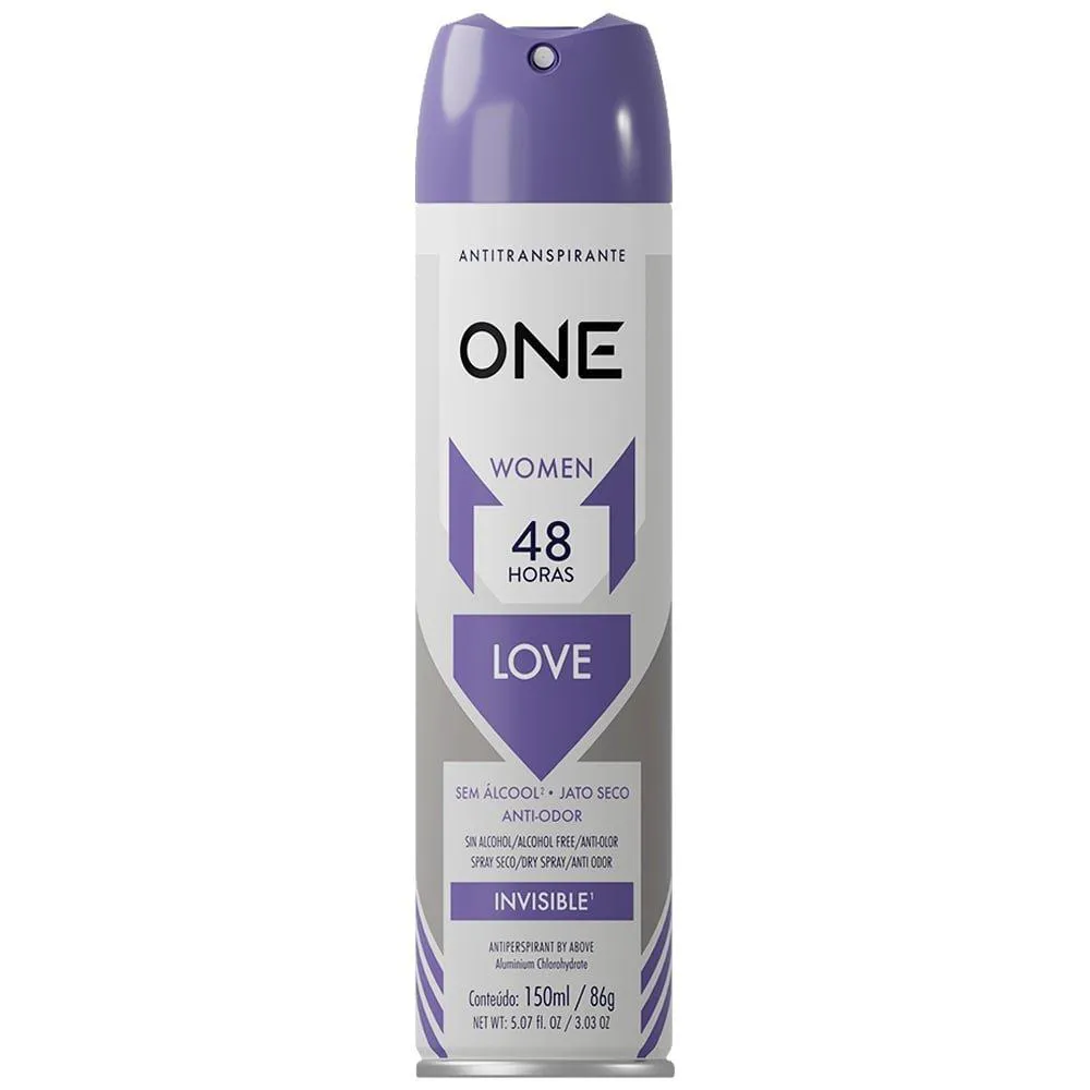 DESODORANTE ABOVE ONE BY AEROSSOL WOMAN LOVE 150ML