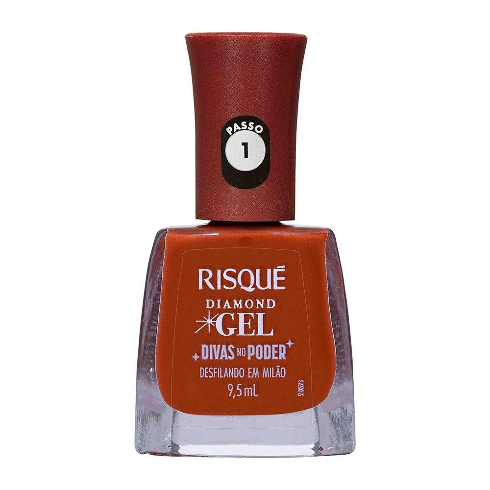 ESMALTE RISQUé CREMOSO DGEL DESFILANDO EM MILãO COMERCIAL 9,5ML