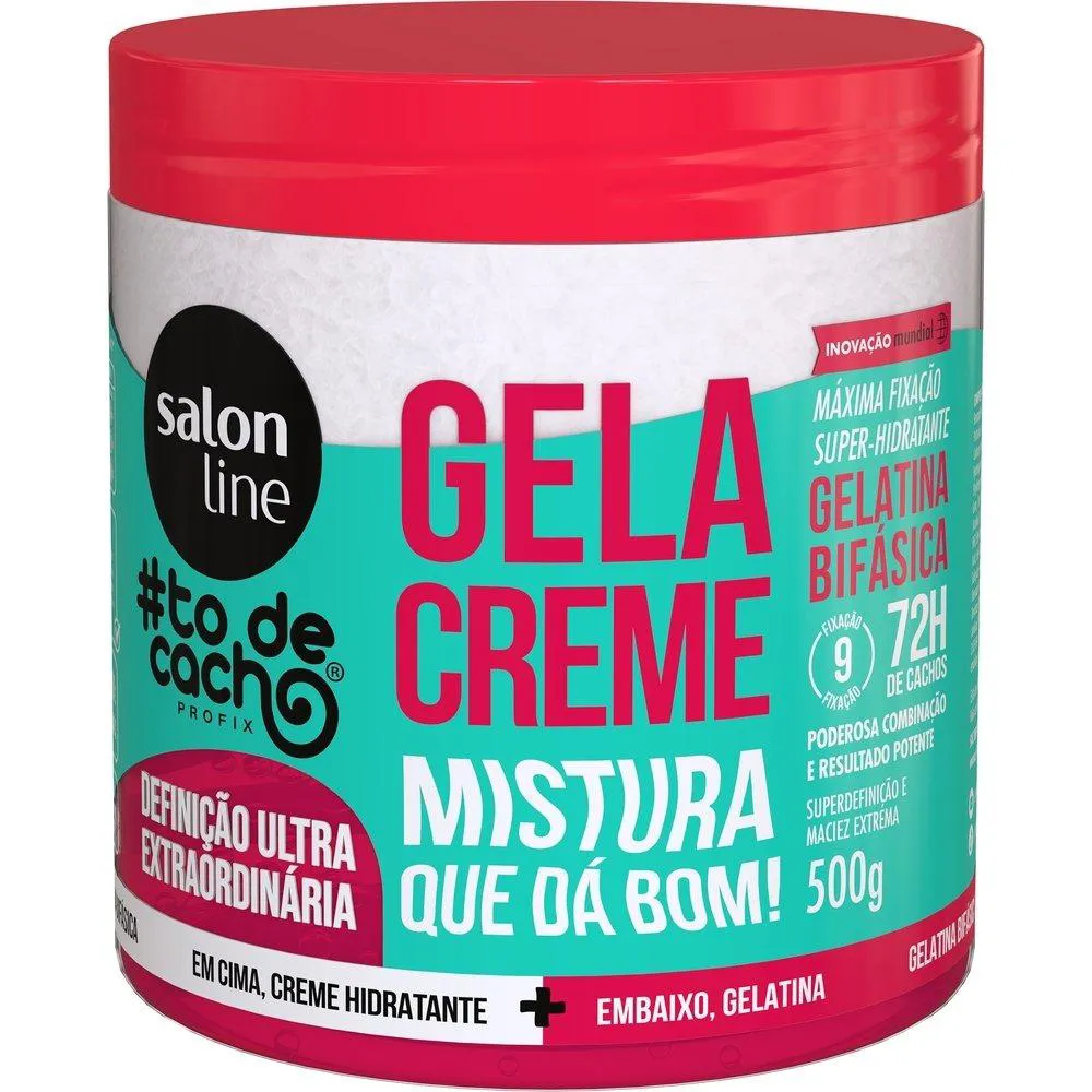 GELACREME SALON LINE Tô DE CACHOS DEFINIçãO ULTRA EXTRAORDINáRIA 500G