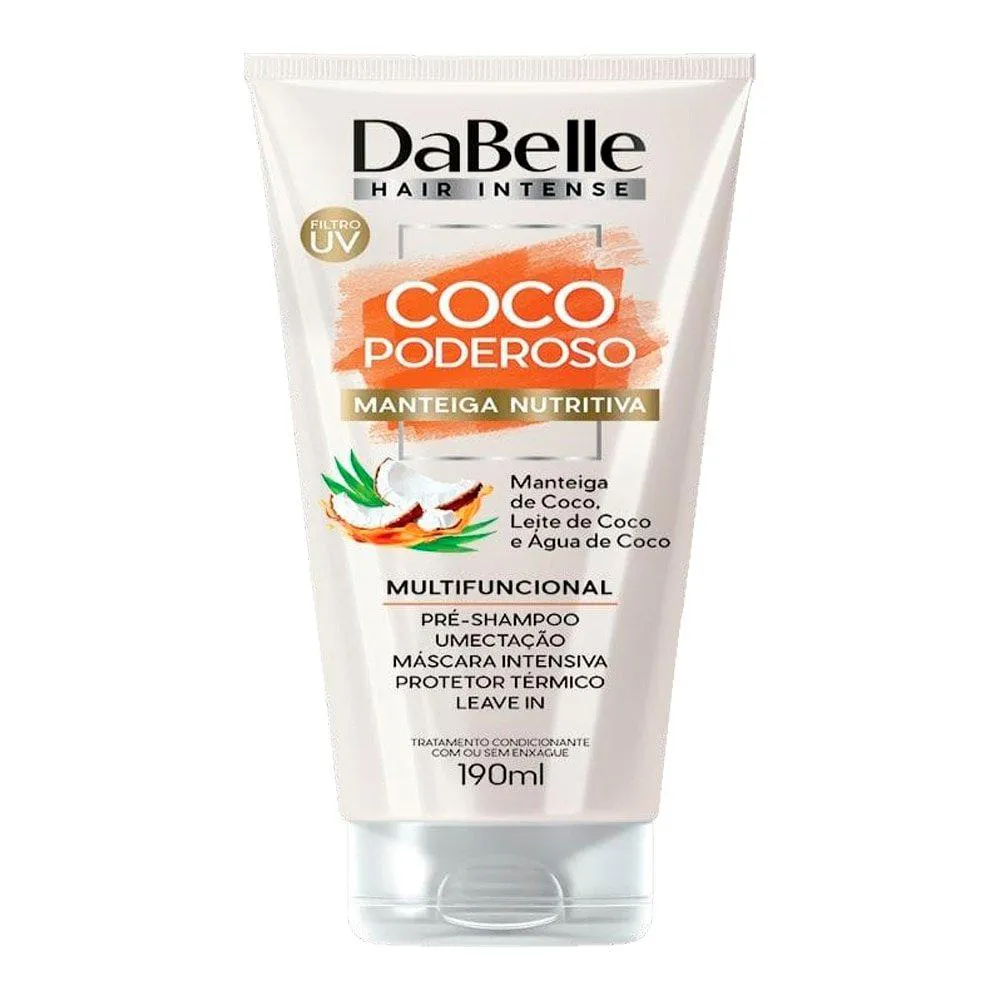 MANTEIGA CAPILAR DABELLE COCO PODEROSO 190ML
