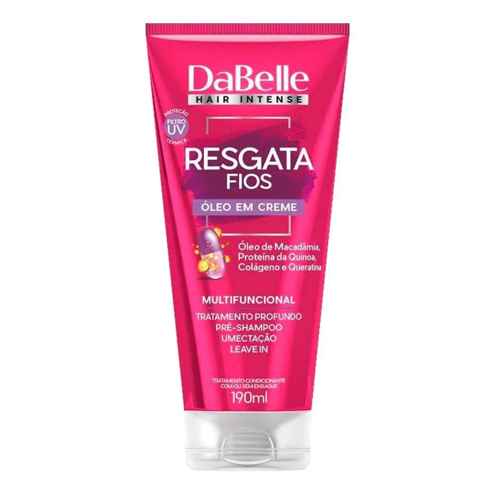 ÓLEO EM CREME DABELLE RESGATA FIOS 190ML