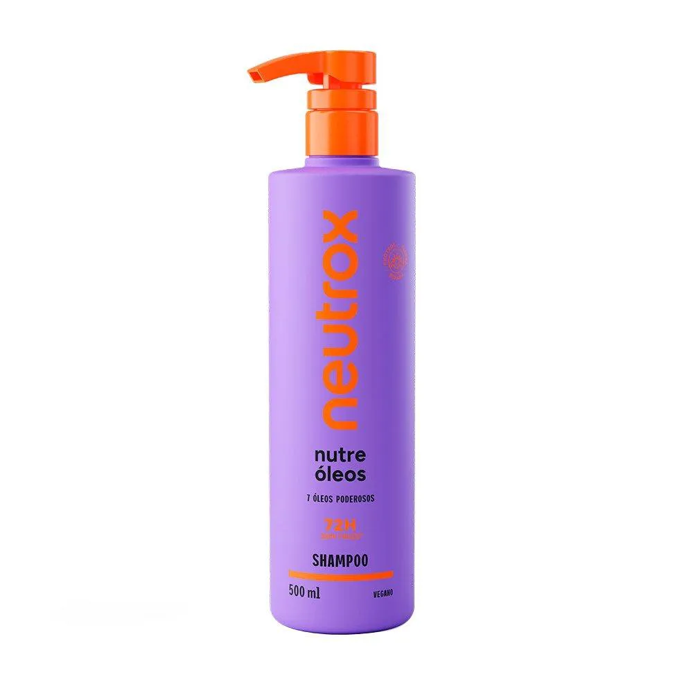SHAMPOO NEUTROX NUTRE ÓLEOS PUMP 500ML