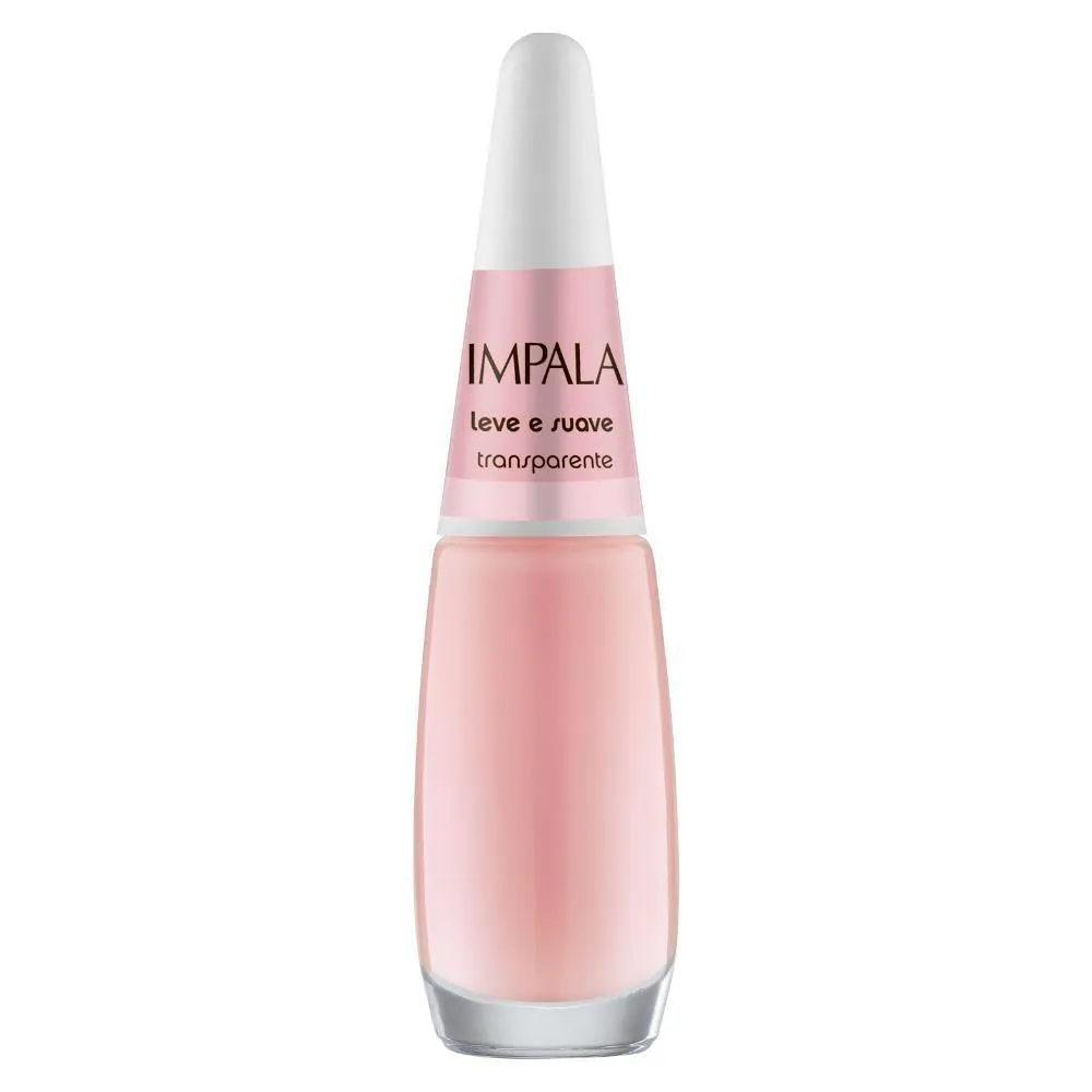 ESMALTE IMPALA A COR DA MODA TRANSPARENTE LEVE E SUAVE BLISTER 7,5ML
