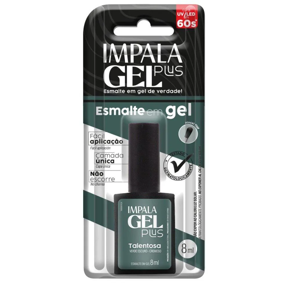 ESMALTE IMPALA GEL PLUS CREMOSO TALENTOSA BLISTER 8ML