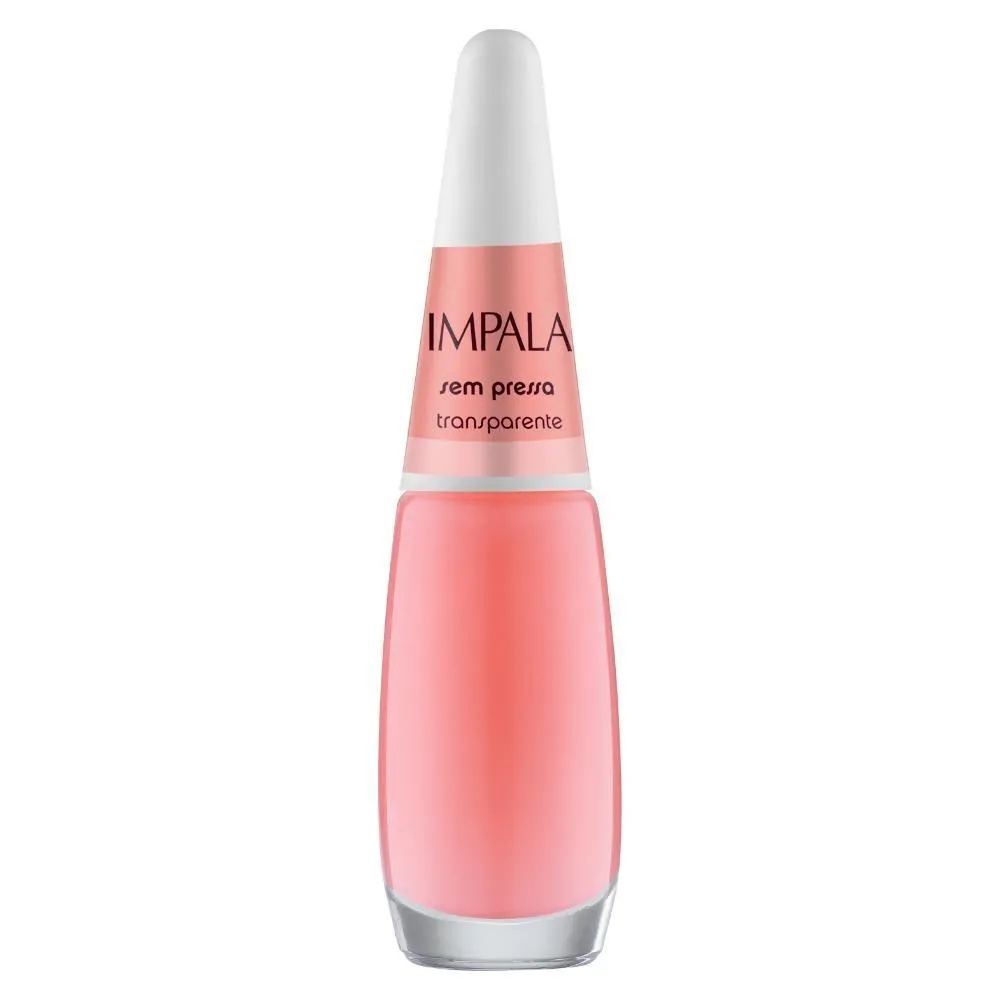 ESMALTE IMPALA TRANSPARENTE A COR DA MODA SEM PRESSA BLISTER 7,5ML