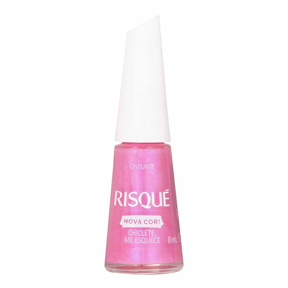 ESMALTE RISQUé CINTILANTE CHICLETE ME ESQUECE COMERCIAL 8ML